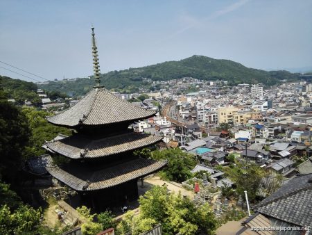La pagode de Tenneiji à Onomichi